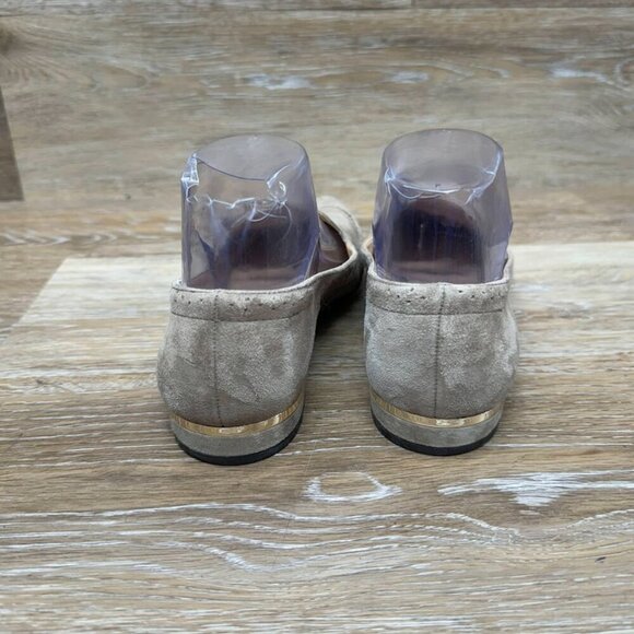 Vince Camuto Rizell Tan Suede Tassel Loafers Women's Size 6.5 - Picture 3 of 6